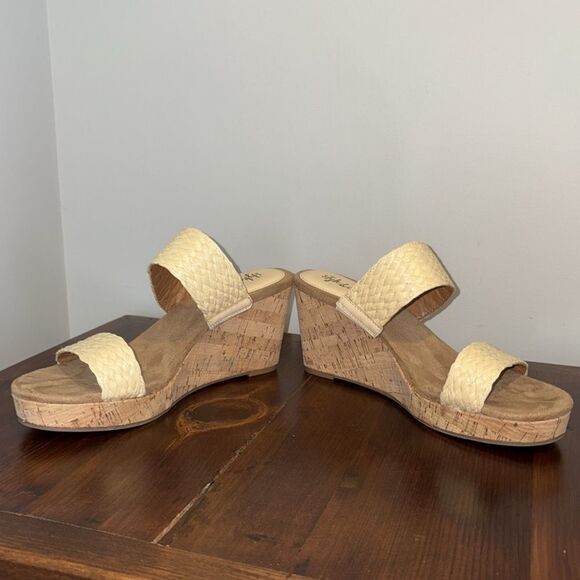 NWT Style & Co Platform Sandals Daliaaf Woven Natural Size 8 - Picture 3 of 11